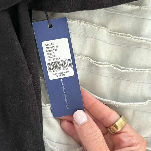 Rebecca Minkoff Tops | Rebecca Minkoff Diosa Top In Black | Black | Size: S - Picture 3 of 6